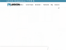 Tablet Screenshot of legionbuilder.com
